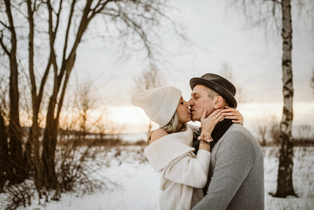 Engagementshooting im Winter in Kassel