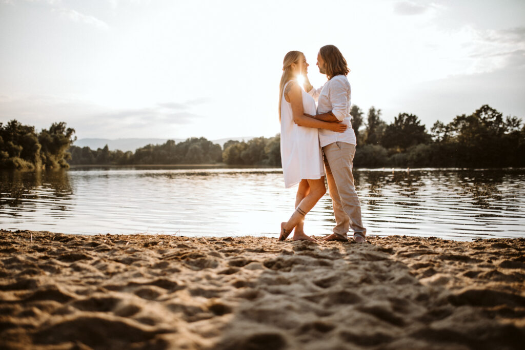 Paarshooting im Sonnenuntergang in Kassel