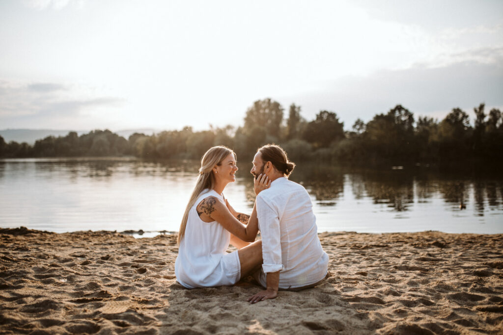 Strandfotos Paar am Bugasee