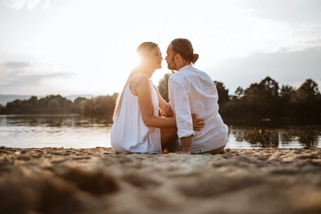 Strandfotos Paar am Bugasee