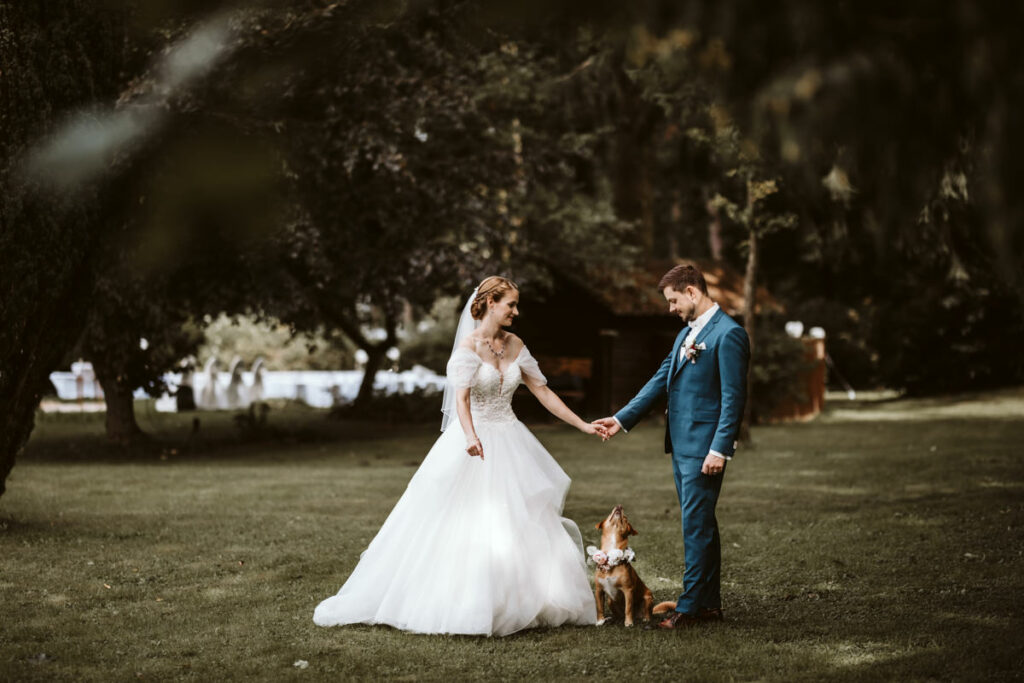 Hochzeitsfotografie Hundeeltern Hochzeitstag